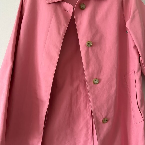 '90s Gap pink trench coat - Picture 4 of 5